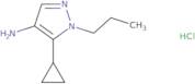 5-Cyclopropyl-1-propyl-1H-pyrazol-4-amine hydrochloride