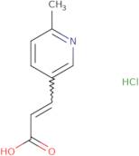 3-(6-Methylpyridin-3-yl)prop-2-enoic acid hydrochloride