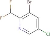 3-Bromo-5-chloro-2-(difluoromethyl)pyridine