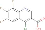 4-chloro-6,7,8-trifluoroquinoline-3-carboxylic acid