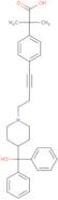 4-[4-[4-(Hydroxydiphenylmethyl)-1-piperidinyl]-1-butyn-1-yl]-alpha,alpha-dimethyl-benzeneacetic acid