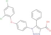 1-[4-(2,4-Dichlorophenoxy)phenyl]-5-phenyl-[1,2,3]triazole-4-carboxylic acid