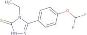 5-[4-(Difluoromethoxy)phenyl]-4-ethyl-4H-1,2,4-triazole-3-thiol