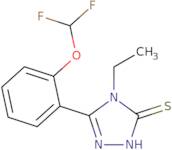 5-[2-(Difluoromethoxy)phenyl]-4-ethyl-4H-1,2,4-triazole-3-thiol