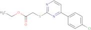 Ethyl ([4-(4-chlorophenyl)pyrimidin-2-yl]thio)acetate