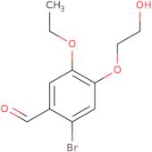 2-Bromo-5-ethoxy-4-(2-hydroxyethoxy)benzaldehyde