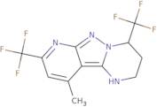 10-Methyl-4,8-bis(trifluoromethyl)-1,2,3,4-tetrahydropyrido[2',3':3,4]pyrazolo[1,5-a]pyrimidine