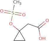 2-[1-(methanesulfonyloxy)cyclopropyl]acetic acid