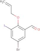2-(Allyloxy)-5-bromo-3-iodobenzaldehyde