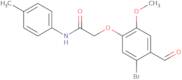 2-(5-Bromo-4-formyl-2-methoxyphenoxy)-N-(4-methylphenyl)acetamide