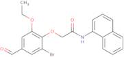 2-(2-Bromo-6-ethoxy-4-formylphenoxy)-N-(1-naphthyl)acetamide