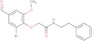 2-(2-Bromo-4-formyl-6-methoxyphenoxy)-N-(2-phenylethyl)acetamide