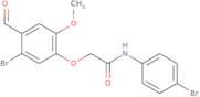 2-(5-Bromo-4-formyl-2-methoxyphenoxy)-N-(4-bromophenyl)acetamide