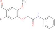 2-(5-Bromo-4-formyl-2-methoxyphenoxy)-N-phenylacetamide