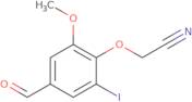 (4-Formyl-2-iodo-6-methoxyphenoxy)acetonitrile