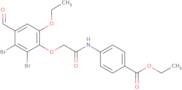 Ethyl 4-([(2,3-dibromo-6-ethoxy-4-formylphenoxy)acetyl]amino)benzoate