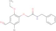 N-Benzyl-2-(5-bromo-2-ethoxy-4-formylphenoxy)acetamide