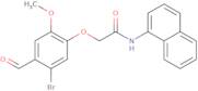 2-(5-Bromo-4-formyl-2-methoxyphenoxy)-N-(1-naphthyl)acetamide