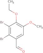 2,3-Dibromo-4-ethoxy-5-methoxybenzaldehyde