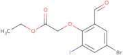 Ethyl (4-bromo-2-formyl-6-iodophenoxy)acetate