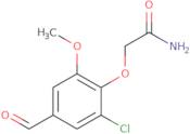 2-(2-chloro-4-formyl-6-methoxyphenoxy)acetamide