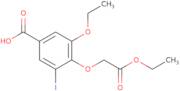 3-Ethoxy-4-(2-ethoxy-2-oxoethoxy)-5-iodobenzoic acid