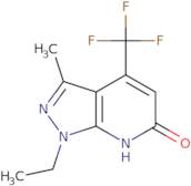 1-Ethyl-3-methyl-4-(trifluoromethyl)-1H,6H,7H-pyrazolo[3,4-b]pyridin-6-one