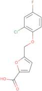 5-(2-Chloro-4-fluorophenoxymethyl)furan-2-carboxylic acid