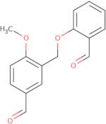 3-[(2-Formylphenoxy)methyl]-4-methoxybenzaldehyde