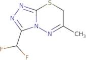 3-(Difluoromethyl)-6-methyl-7H-[1,2,4]triazolo[3,4-b][1,3,4]thiadiazine