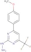 2-Hydrazino-4-(4-methoxyphenyl)-6-(trifluoromethyl)pyrimidine