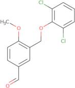 3-[(2,6-Dichlorophenoxy)methyl]-4-methoxybenzaldehyde