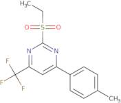 2-(Ethylsulfonyl)-4-(4-methylphenyl)-6-(trifluoromethyl)pyrimidine