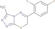 6-(2,4-Difluoro-phenyl)-3-methyl-7H-[1,2,4]-triazolo[3,4-b][1,3,4]thiadiazine
