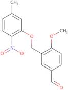 4-Methoxy-3-(5-methyl-2-nitro-phenoxymethyl)-benzaldehyde