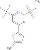 2-(Ethylsulfonyl)-4-(5-methylthien-2-yl)-6-(trifluoromethyl)pyrimidine