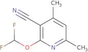 2-(Difluoromethoxy)-4,6-dimethylnicotinonitrile