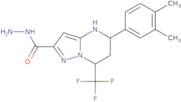 5-(3,4-Dimethylphenyl)-7-(trifluoromethyl)-4,5,6,7-tetrahydropyrazolo[1,5-a]pyrimidine-2-carbohydr…