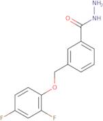 3-[(2,4-Difluorophenoxy)methyl]benzohydrazide