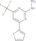 2-Hydrazino-4-thien-2-yl-6-(trifluoromethyl)pyrimidine