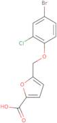 5-(4-Bromo-2-chlorophenoxymethyl)furan-2-carboxylic acid