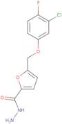 5-[(3-Chloro-4-fluorophenoxy)methyl]-2-furohydrazide