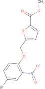 5-(4-Bromo-2-nitro-phenoxymethyl)-furan-2-carboxylic acid methyl ester
