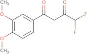 1-(3,4-Dimethoxyphenyl)-4,4-difluorobutane-1,3-dione