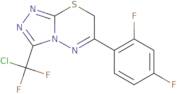 3-(Chloro-difluoro-methyl)-6-(2,4-difluoro-phenyl)-7H-[1,2,4]triazolo[3,4-b][1,3,4]thiadiazine
