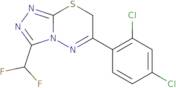 6-(2,4-Dichloro-phenyl)-3-difluoromethyl-7H-[1,2,4]triazolo[3,4-b][1,3,4]thiadiazine