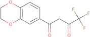 1-(2,3-Dihydro-1,4-benzodioxin-6-yl)-4,4,4-trifluorobutane-1,3-dione