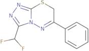 3-(Difluoromethyl)-6-phenyl-7H-[1,2,4]triazolo[3,4-b][1,3,4]thiadiazine