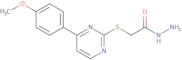 2-([4-(4-Methoxyphenyl)pyrimidin-2-yl]thio)acetohydrazide