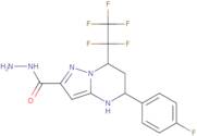 5-(4-Fluoro-phenyl)-7-pentafluoroethyl-4,5,6,7-tetrahydro-pyrazolo[1,5- A ]pyrimidine-2-carboxylic…
